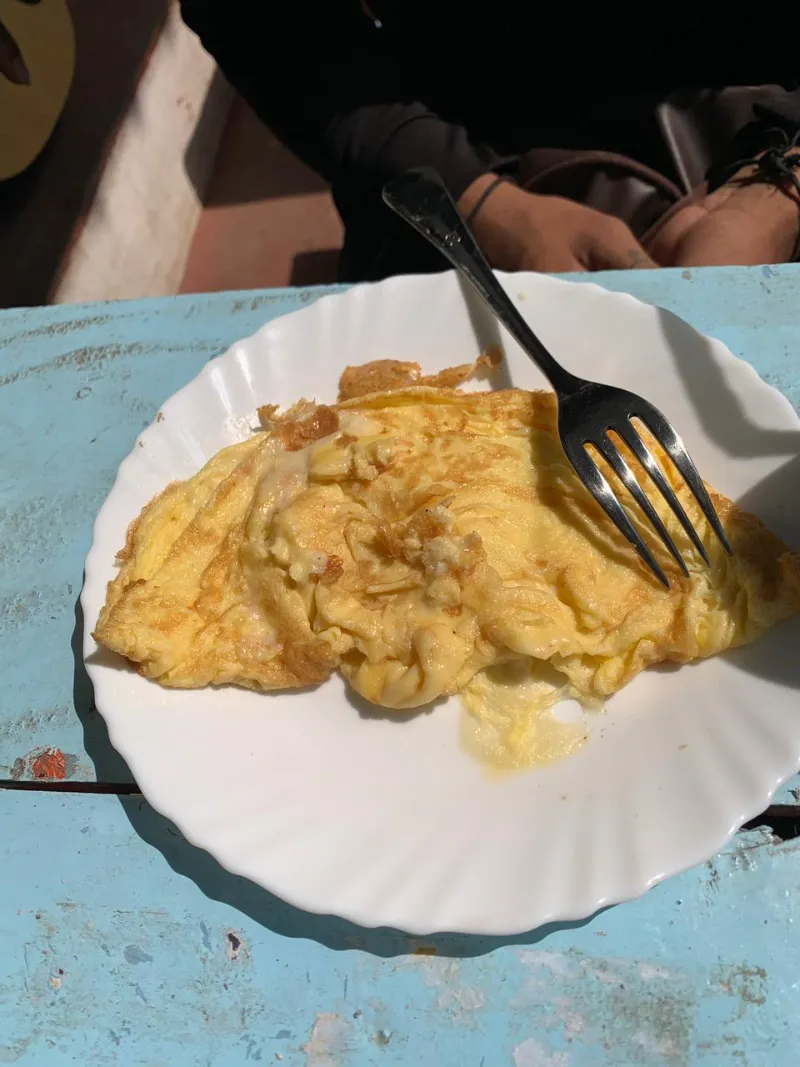 Omlet sa sirom i šunkom